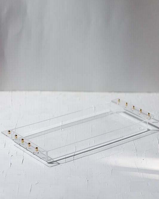 Gold Studs Serving Tray