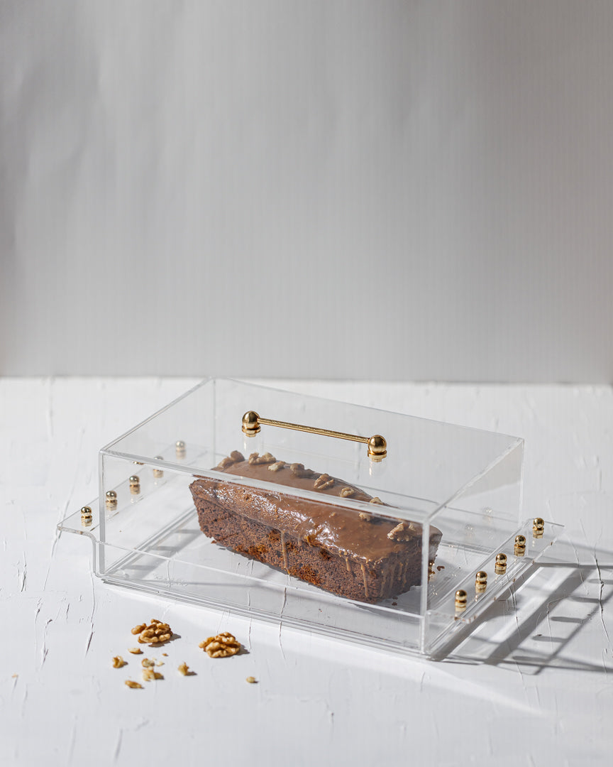 Gold Studs Cake Box